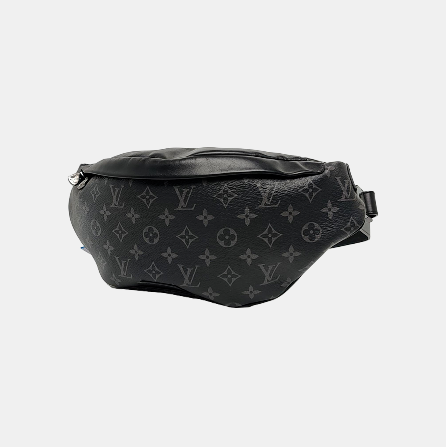 LOUIS VUITTON DISCOVERY Gray Coated Canvas Monogram Fanny Pack Crossbody Bag Chest Bag/Belt Bag Silver Hardware-(SKU)-970471267