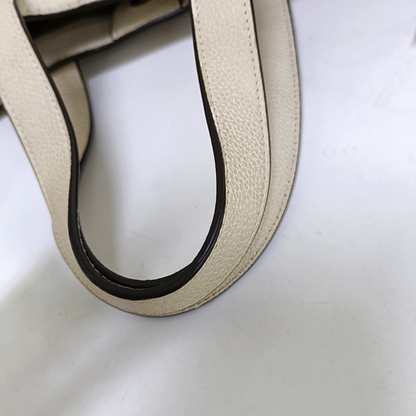 COACH FIELD White Coated Canvas Carriage Single Shoulder Bag Crossbody Handbag Golden hardware Removable shoulder strap-(SKU)-940671744