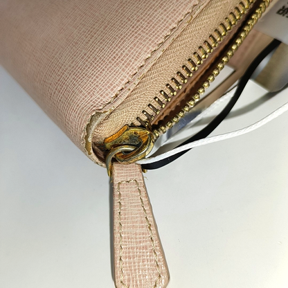 FENDI Pink Cowhide Wallet Golden hardware-(SKU)-931312334