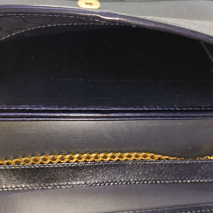 DIOR Black Coated Canvas Single Shoulder Bag-(SKU)-954098383
