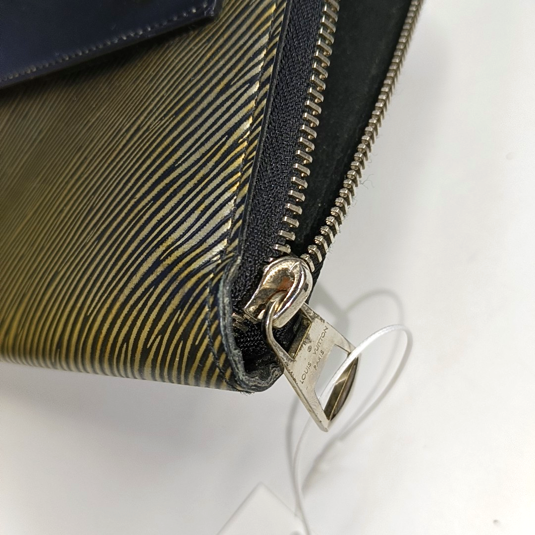 LOUIS VUITTON KIMONO Silver Leather Printed Stud Handbag Silver Hardware-(SKU)-946859068