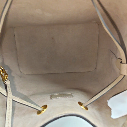 LOUIS VUITTON NÉONOÉ Medium Grey Calfskin Monogram Embossed Bucket Bag Shoulder Bag Tote Bag Crossbody Bag Gold Hardware 2 Removable Straps Pockets Included-(SKU)-969940644