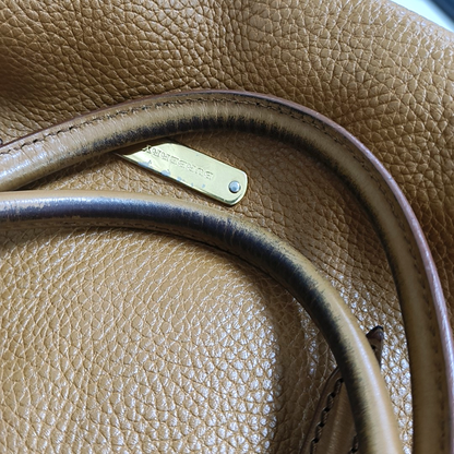 BURBERRY Salisbury mini Brown Leather Handbag Single Shoulder Bag Golden hardware-(SKU)-950551487