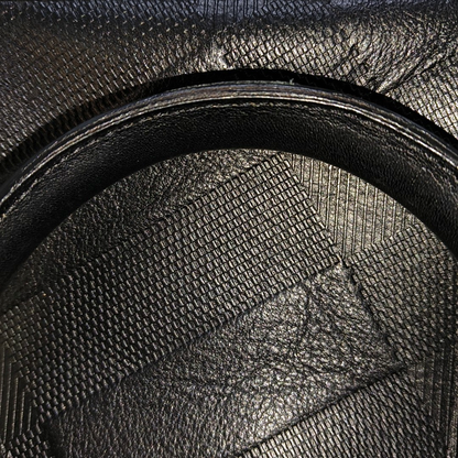 BURBERRY Tote bag Black Cowhide Embossed Single Shoulder Handbag Tote Bag Crossbody Bag Golden hardware Removable shoulder strap-(SKU)-14450075