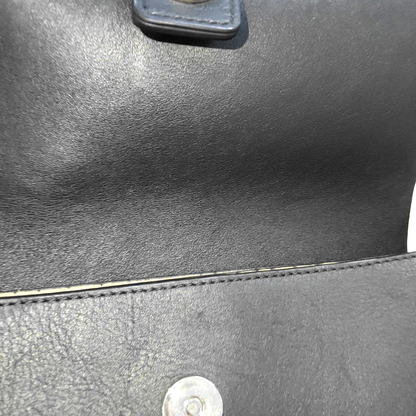 Chloé Faye Small size Black Leather Crossbody Bag Single Shoulder Bag Golden hardware-(SKU)-929268021