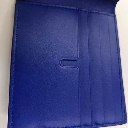 BURBERRY Blue Leather Wallet-(SKU)-954867784