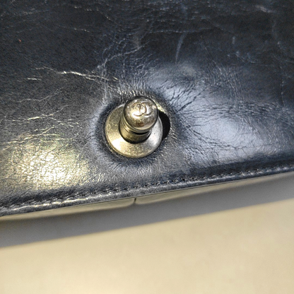 CHANEL BOY CHANEL Large Dark Blue Calfskin Quilted Shoulder Bag Backpack with Detachable Strap Rhodium Hardware 21 Compartments-(SKU)-931094440