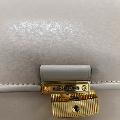 MICHAEL KORS Bradshaw Medium size Light Pink Leather Crossbody Shoulder Bag Handbag shoulder straps-(SKU)-14044742