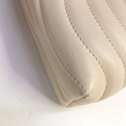 LOUIS VUITTON NEW WAVE Beige Leather Quilted Shoulder Bag Tote Bag with Detachable Strap-(SKU)-968960265