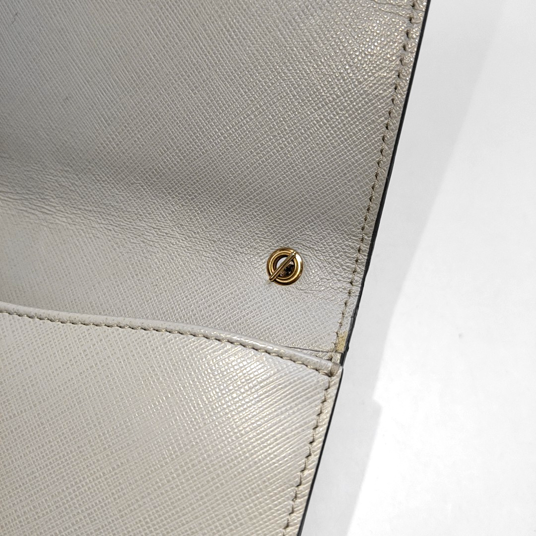 FERRAGAMO Ginny Grey Leather Crossbody Single Shoulder Bag Golden hardware-(SKU)-944502659