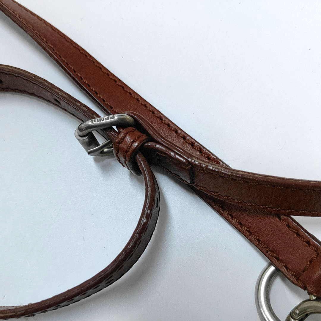 FENDI Silvana Brown cowhide crossbody bag, handbag, shoulder bag Golden hardware Removable shoulder strap-(SKU)-956716249