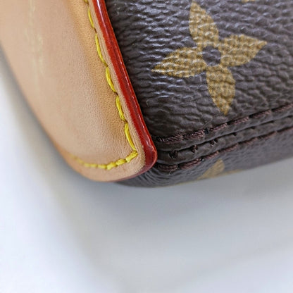 LOUIS VUITTON MULTI Brown Coated Canvas Monogram Shoulder Bag with Gold Hardware-(SKU)-968392835