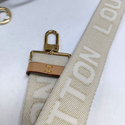 LOUIS VUITTON UTILITY Brown Coated Canvas Monogram Camera Bag Shoulder Bag Tote Bag Gold Hardware Removable Strap-(SKU)-950345496