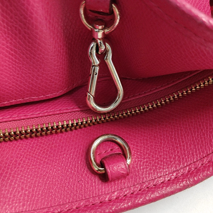 COACH MARGOT Pink Leather Single Shoulder Bag Handbag Crossbody Bag Golden hardware Removable shoulder strap-(SKU)-944147467