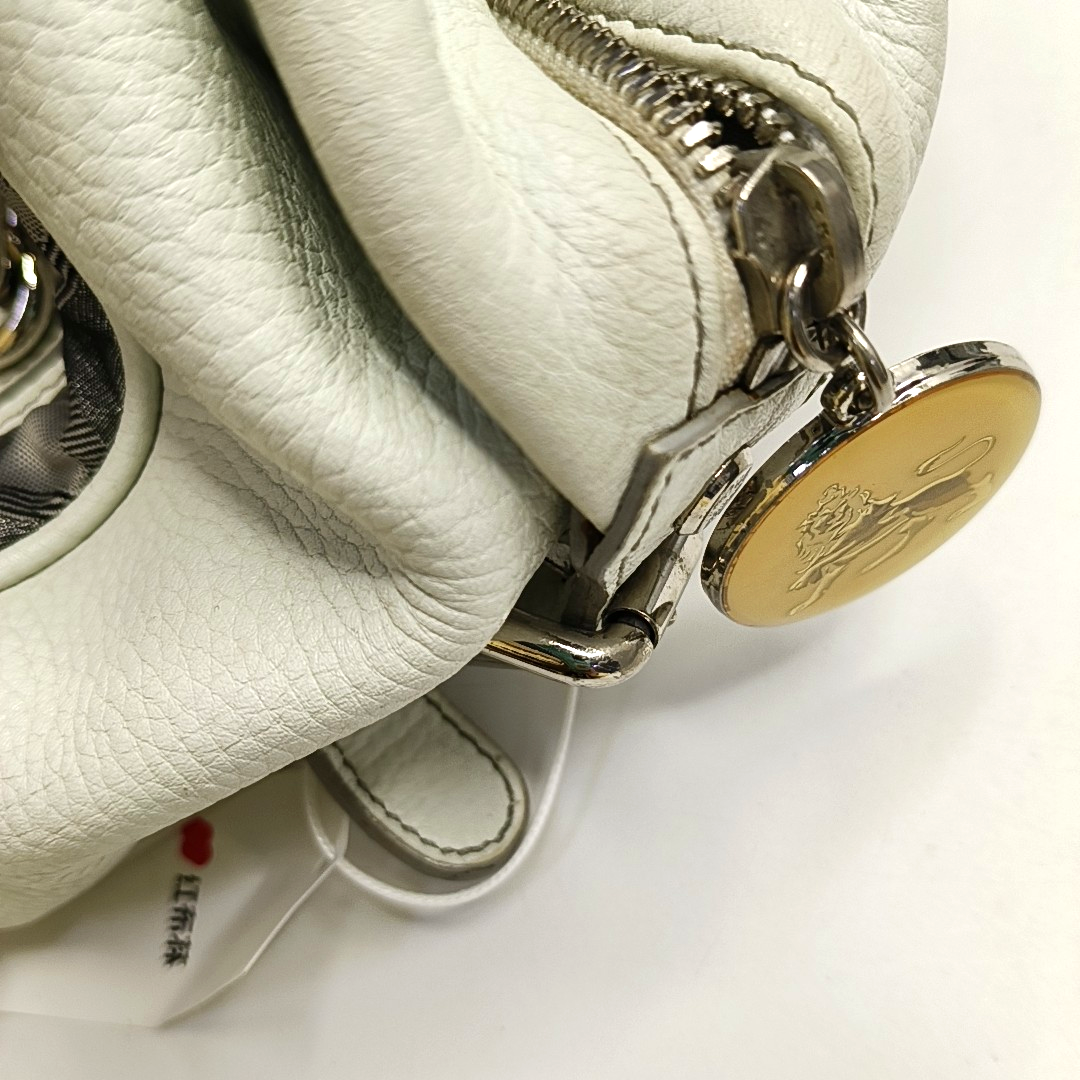MCM Gray Fabric Jacquard Single Shoulder Bag Silver Hardware-(SKU)-943696572