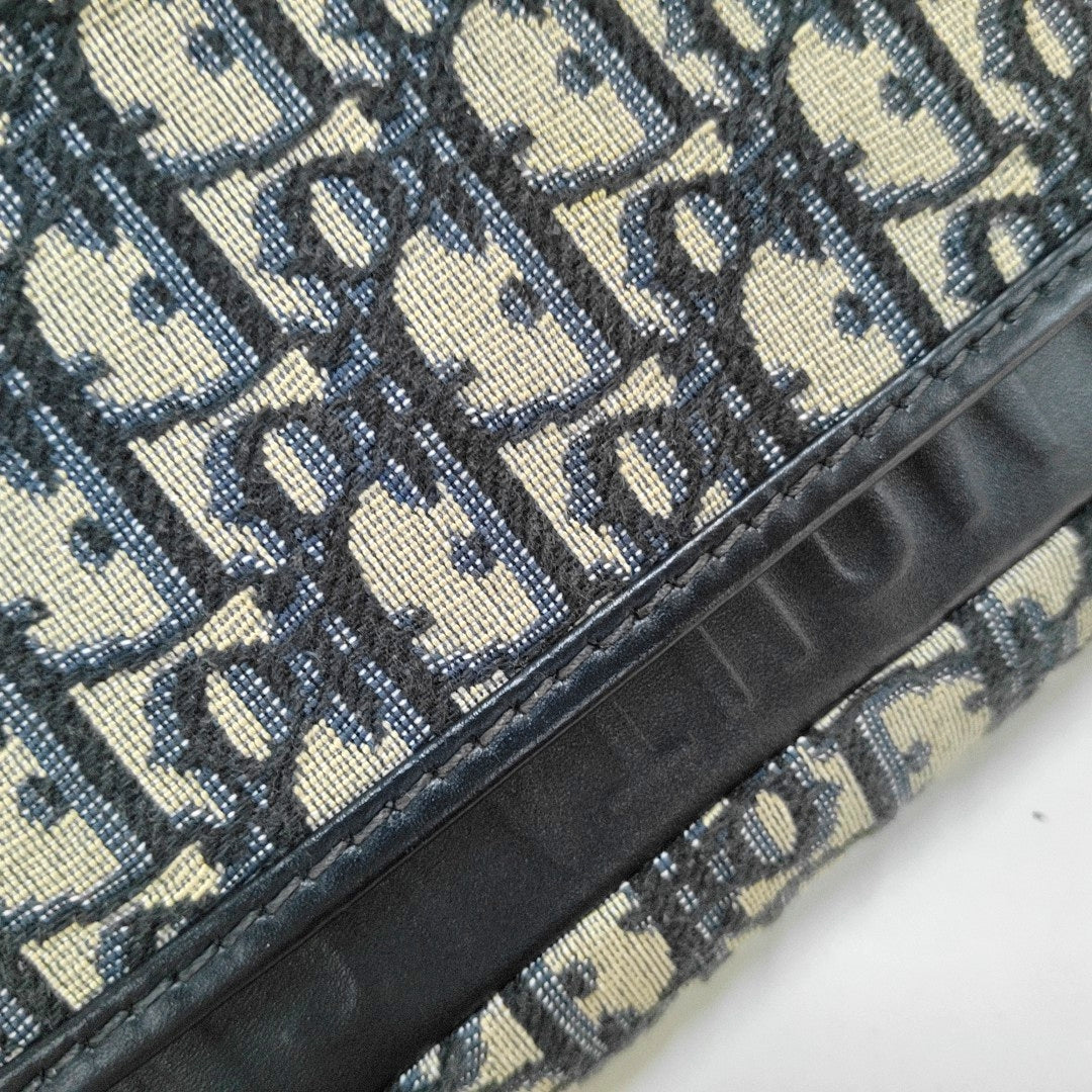 DIOR Bobby East-West Beige Canvas Monogram Embossed Shoulder Bag Crossbody Bag with Detachable Strap-(SKU)-968716011