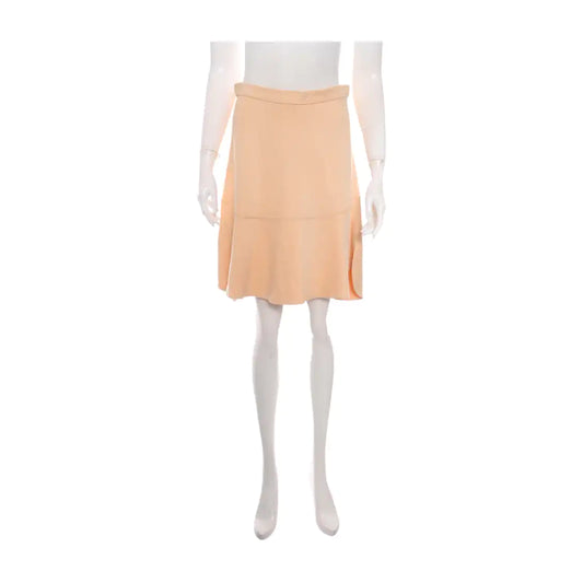 Chloé Mcode Autumn-Winter Light Orange Viscose Women's Half Skirt-(SKU)-935533954