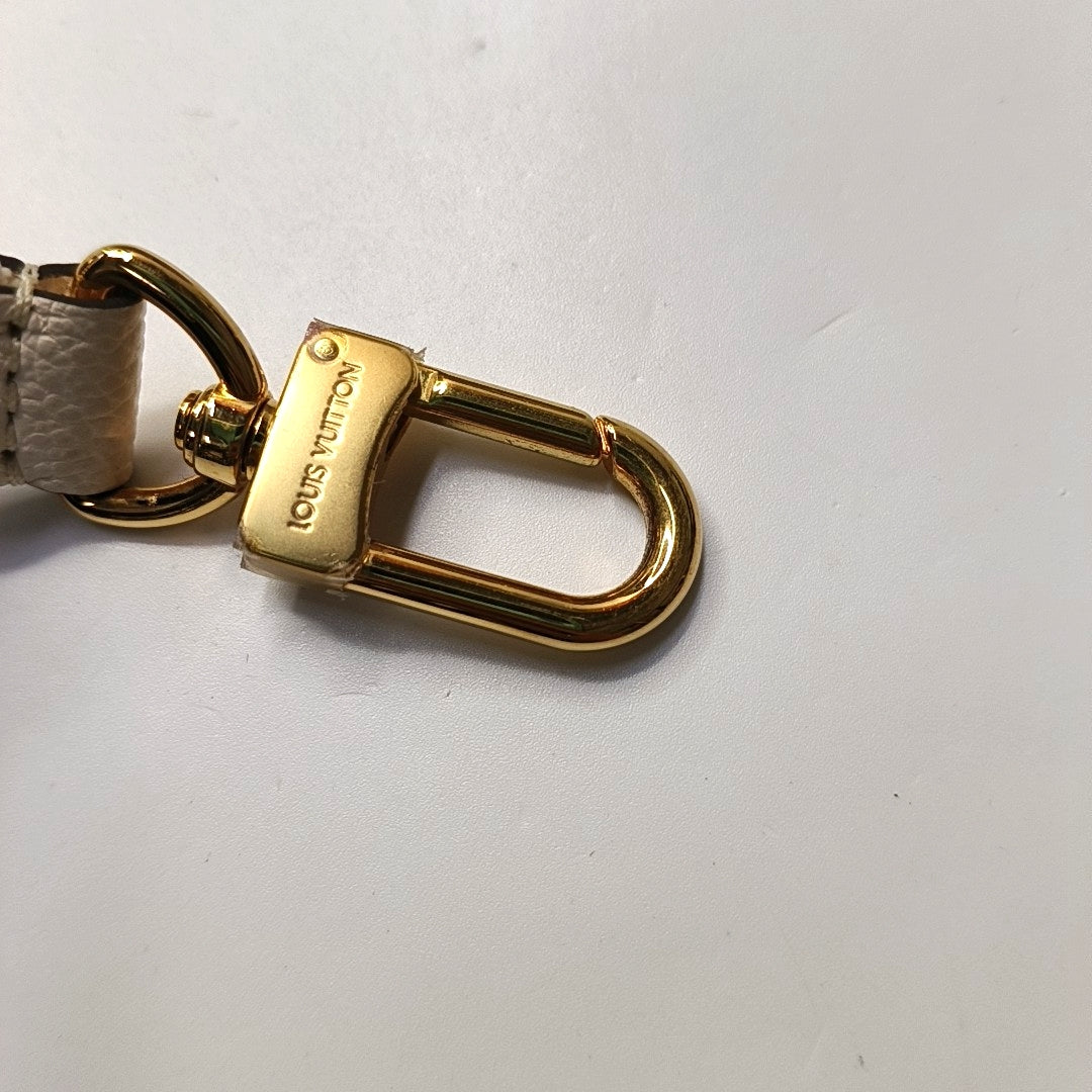 LOUIS VUITTON PAPILLON BB Beige Calfskin Monogram Papillon Single Shoulder Bag Handbag Sling Bag Gold Hardware Removable Strap-(SKU)-968328676