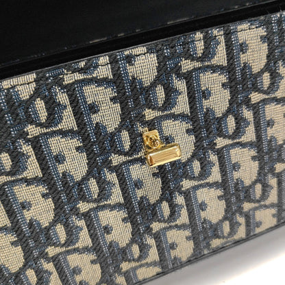 DIOR 30 Montaigne Mini Beige Canvas Monogram Embroidered Montaigne Bag Crossbody Bag Shoulder Bag Handbag 2 Removable Straps Golden Hardware-(SKU)-970465247