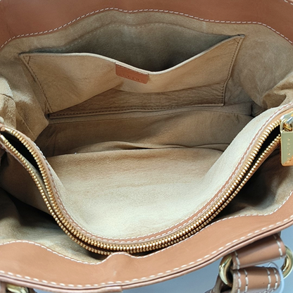 CELINE BOOGIE Medium size Brown Cowhide Handbag Golden hardware-(SKU)-947525770