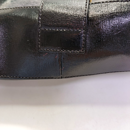 FENDI Black Cowhide Single Shoulder Bag Tote Bag Golden hardware Removable shoulder strap-(SKU)-942811909