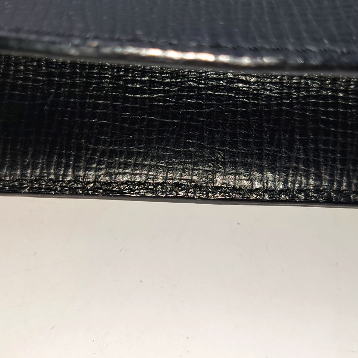 LOEWE Black Cowhide Clutch Golden hardware-(SKU)-943656028