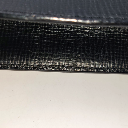 LOEWE Black Cowhide Clutch Golden hardware-(SKU)-943656028