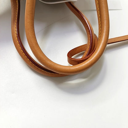 LOUIS VUITTON EGG Brown Coated Canvas Monogram Shoulder Bag Tote with Detachable Strap-(SKU)-967372785