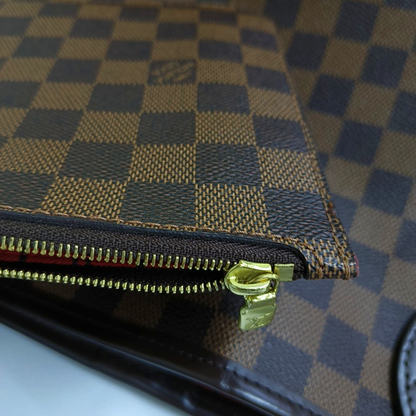 LOUIS VUITTON NEVERFULL Medium Brown Coated Canvas Monogram Shopping Bag Handbag Single Shoulder Bag with Detachable Strap and Pockets-(SKU)-957044821