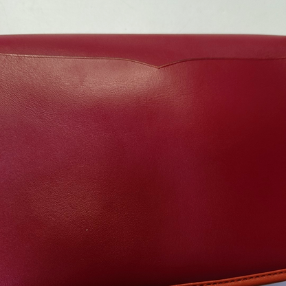 LOEWE Fuchsia Cowhide Single Shoulder Bag Crossbody Silver Hardware Removable shoulder strap-(SKU)-945199210