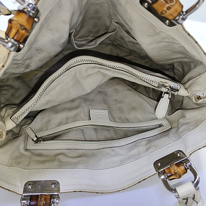 GUCCI Pelham Ebony Canvas Monogram Single Shoulder Bag Handbag Silver Hardware-(SKU)-954135754