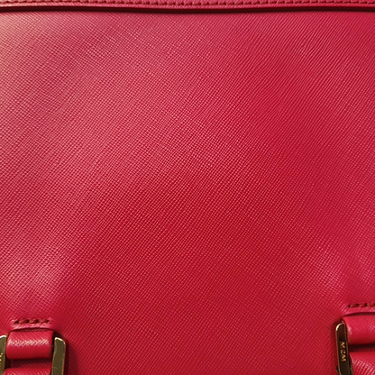 MCM NUOVO Hot Pink Leather Shoulder and Handbag Golden hardware Removable shoulder strap-(SKU)-943468994