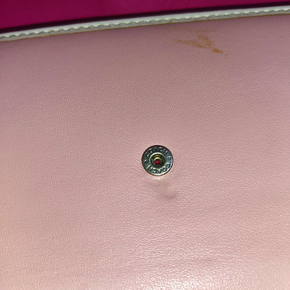 COACH Pink Leather Embossed Handbag Silver Hardware Vintage model-(SKU)-935675321