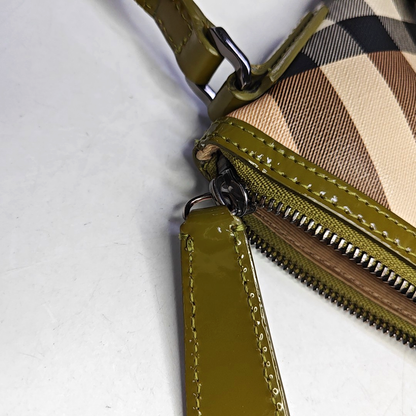 BURBERRY Dryden Beige Coated Canvas Printed Shoulder Bag Crossbody Ruthenium color hardware-(SKU)-958670798