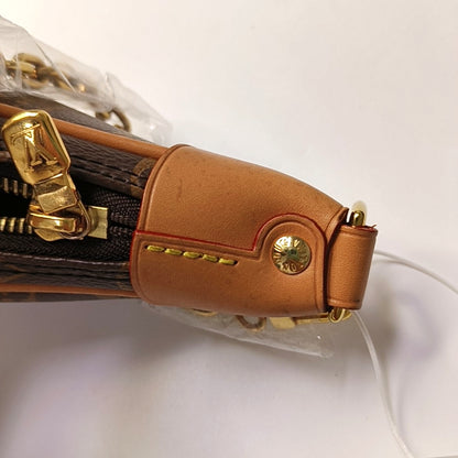 LOUIS VUITTON LOOP Brown Coated Canvas Monogram Pea Pod Bag with Shoulder Strap, Gold Hardware, 2 Removable Shoulder Straps-(SKU)-960936735