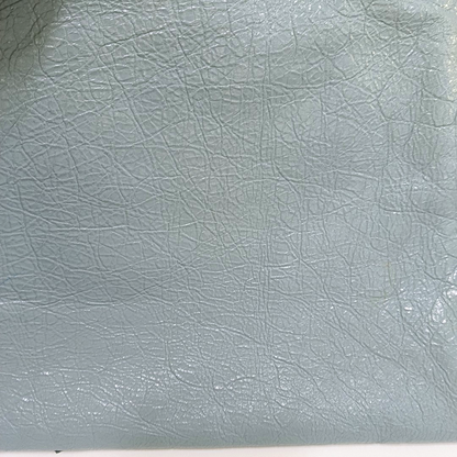 BALENCIAGA Classic City Light blue sheepskin studded biker bag, handbag Silver Hardware-(SKU)-960786182