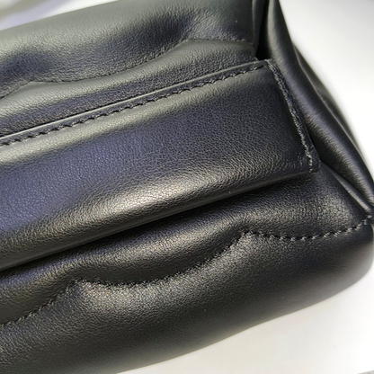 Chloé Black Cowhide Quilted Handbag Golden hardware-(SKU)-957491982