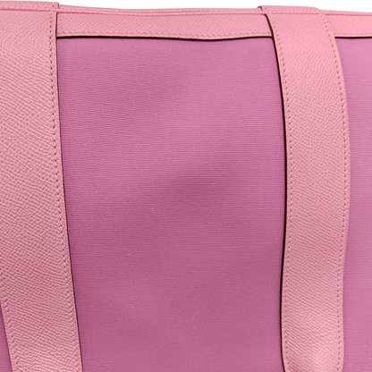 HERMÈS Garden Party 36 Mallow Purple Canvas Garden Bag with Silver Hardware-(SKU)-953624546
