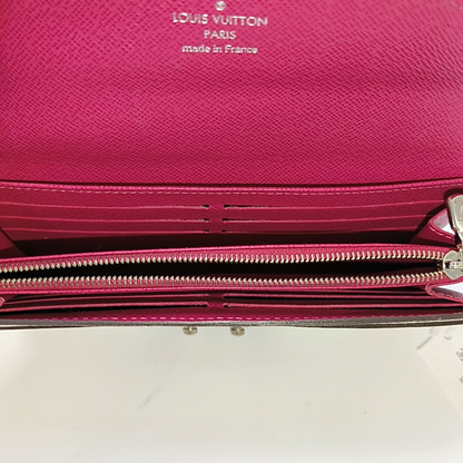LOUIS VUITTON SARAH 白色EPI牛皮水波纹钱包 Silver Hardware-(SKU)-958343109