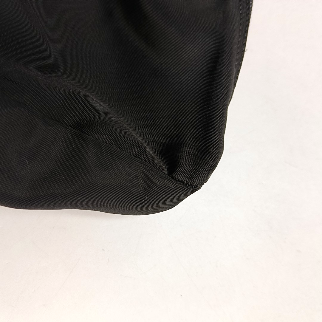 PRADA Black Nylon Logo Clutch Silver Hardware-(SKU)-953760624