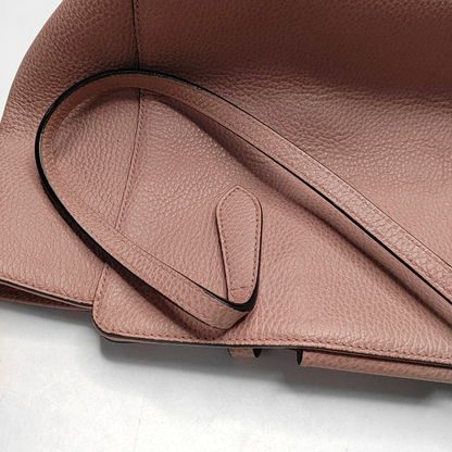 GUCCI Swing Small size Pink Cowhide Single Shoulder Bag Tote Golden hardware-(SKU)-944557844