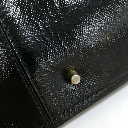 BURBERRY Somerford Black Leather Stud Single Shoulder Handbag Golden Silver Hardware Removable shoulder strap-(SKU)-960988293