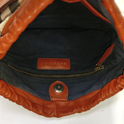 BURBERRY Red cowhide shoulder bag crossbody bag Golden hardware Removable shoulder strap-(SKU)-954287529