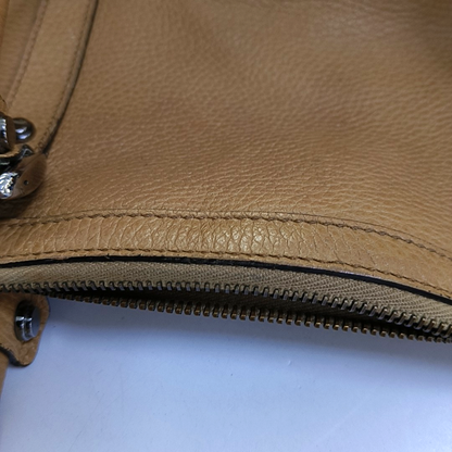 GUCCI Microguccissima Brown Cowhide Handbag Silver Hardware-(SKU)-957550870