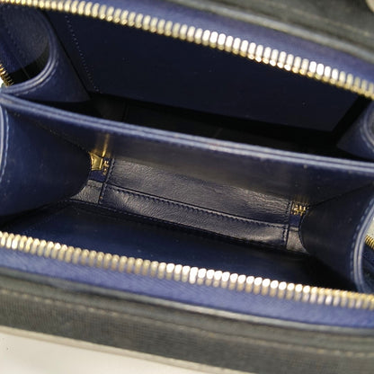 CHANEL FILIGREE Small Deep Blue Fabric Cannage Crossbody Single Shoulder Bag with Gold Hardware, 28 Clasp-(SKU)-971345916