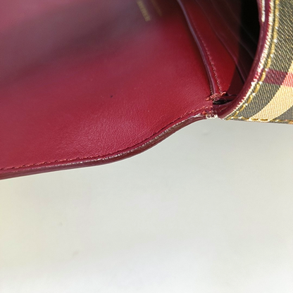 BURBERRY Small size Red Cowhide Single Shoulder Bag Golden hardware Removable shoulder strap-(SKU)-954789335