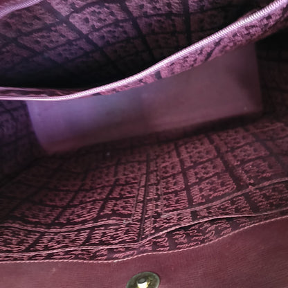 Cartier Tote bag Burgundy Cowhide Studs Shoulder Bag Handbag Golden hardware-(SKU)-12225119