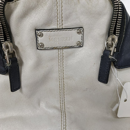 Alexander McQUEEN Tote bag White Cow Leather Handbag Silver Hardware-(SKU)-12290962