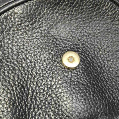 See By Chloé Polly Black Leather Single Shoulder Bag Golden hardware Removable shoulder strap-(SKU)-13199858