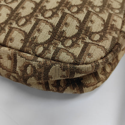 DIOR Camera Bag Khaki Canvas Monogram Single Shoulder Bag Crossbody Bag Golden hardware Vintage model-(SKU)-13444186